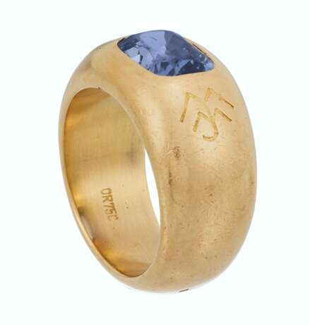 JAR SAPPHIRE AND GOLD RING - photo 3