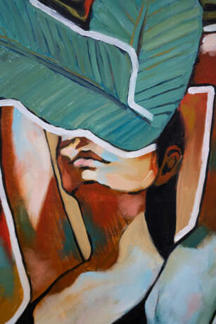 Design Painting “KNOW YOURSELF”, Canvas, Acrylic on canvas, Contemporary art, Portrait, Russia, 2021 - photo 2