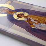 Virgin Mary (Our Lady Nikopea) Naturholz Acrylfarbe Neo-Byzantinisch Religiöses Genre Ukraine 2021 - Foto 4