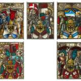 Fünf Wappenscheiben im Renaissance-Stil, - фото 1