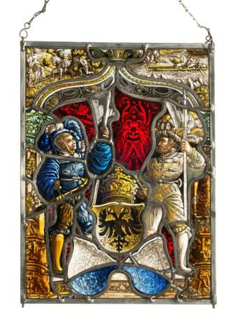 Fünf Wappenscheiben im Renaissance-Stil, - фото 3