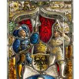 Fünf Wappenscheiben im Renaissance-Stil, - Foto 3