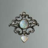 Opal-Diamant-Brosche - photo 3
