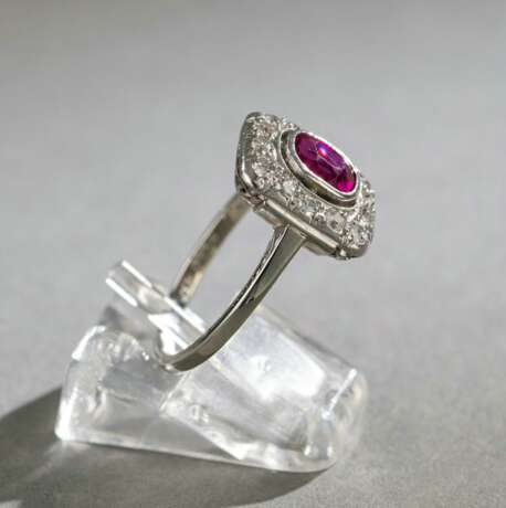 Rubin-Diamant-Ring, - photo 2