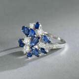 Saphir-Diamant-Ring - Foto 4