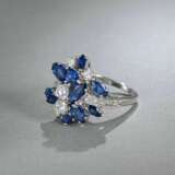 Saphir-Diamant-Ring - Foto 5