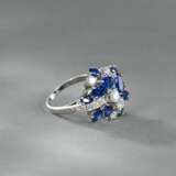 Saphir-Diamant-Ring - Foto 6