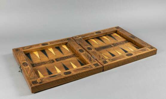 Schach-/Backgammon-Spielkasten, - Foto 3