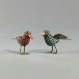 Paar Vögel mit Glassteinbesatz u.a., - photo 1