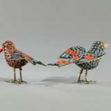 Paar Vögel mit Glassteinbesatz u.a., - Foto 3
