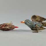 Paar Vögel mit Glassteinbesatz u.a., - photo 4