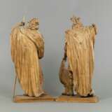 Paar Heiligenfiguren, unter anderem Hl. Florian - photo 3