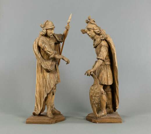 Paar Heiligenfiguren, unter anderem Hl. Florian - фото 4