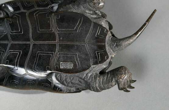 Bronze einer Schildkröte - Foto 6
