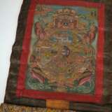 Zwei Pali-Gebetsbücher, eine Thangka und ein Textil - photo 2