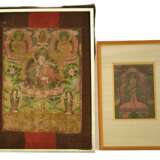 Zwei Thangkas, u. a. mit Darstellung des Padmasambha - photo 1