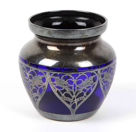 Silber Overlay Vase um 1910 - Foto 1