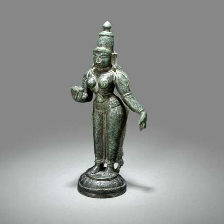 Bronzefigur der Parvati - photo 1
