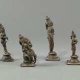 Vier hinduistische Bronzefiguren - Foto 2