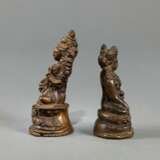 Figur des Buddha und Tara aus Bronze - photo 4