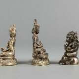 Drei Bronzen: Tara, Amitayus und Ganesha - photo 2