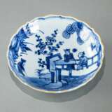 Kleine blau-weiße Schale aus Porzellan, China - фото 3