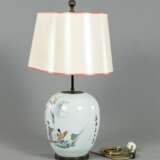 Als Lampe montierte 'Famille rose'-Vase - photo 2