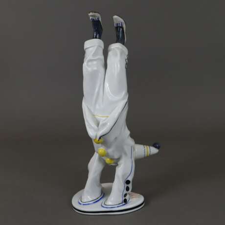 Porzellanfigur "Clown im Handstand" - photo 2