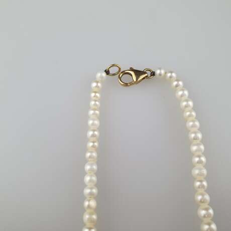 Perlenkette mit Goldverschluss - Foto 3