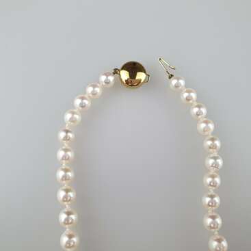 Collier de perles avec fermoir en or - photo 3