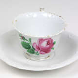 Meissen Reliefgedeck *Rote Rose* - photo 1