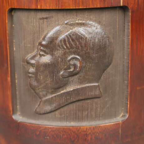 Bambus-Pinselbecher mit Mao-Portrait - фото 3