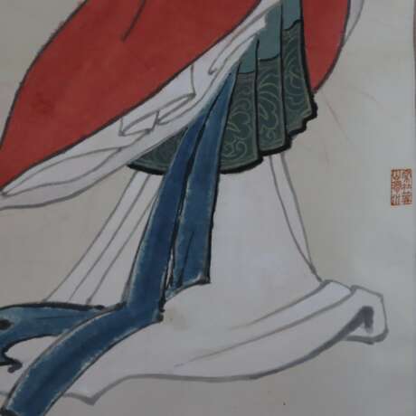 Chinesisches Rollbild mit glückverheißender Langlebigkeitssymbolik - фото 12