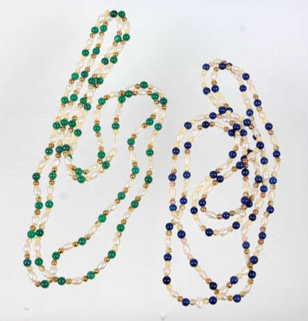 2 lange Süßwasser Perlenketten - photo 1