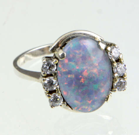 Opal Ring mit Zirkonia - photo 1