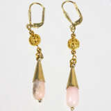 Ohrringe mit rosa Opalen - photo 1