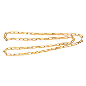 Золотая цепь (1 метр, якорное плетение)