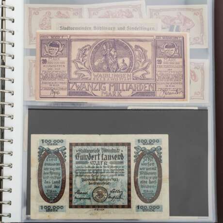 Deutsches Reich, Sammlung von gut 150 Noten, - photo 3