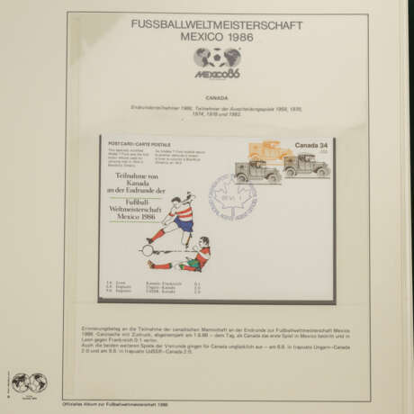 Motivsammlung Fußball WM Mexiko 1986 - фото 2