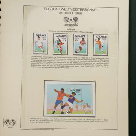 Motivsammlung Fußball WM Mexiko 1986 - фото 6