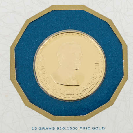 Jordanien - 25 Dinars 1977, GOLD, - photo 2