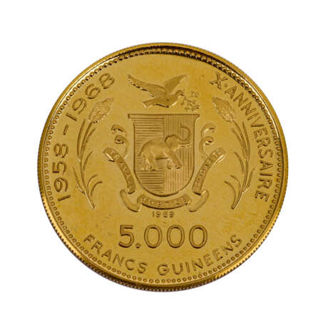 Guinea - 5000 Francs Guineens, 1969, auf die - Foto 1
