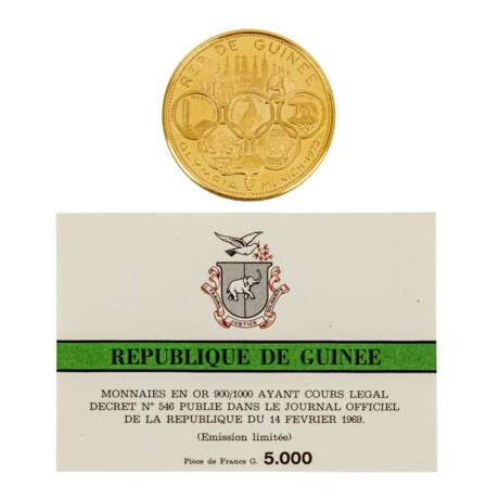 Guinea - 5000 Francs Guineens, 1969, auf die - photo 3