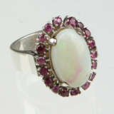 Opal Rubin Ring - photo 1