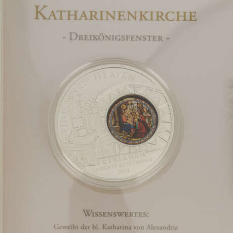 Cook Inseln - Windows of History: 10 Dollars 2012, Katharinenkirche Bethlehem, - photo 2