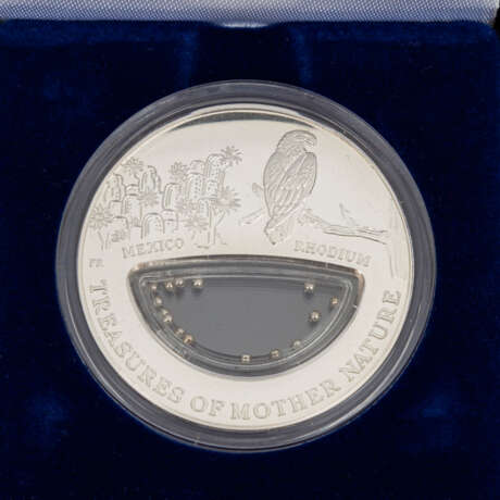 Rhodium Treasures of Mother Nature Proof Silver Coin 1 Fiji Dollar - photo 3