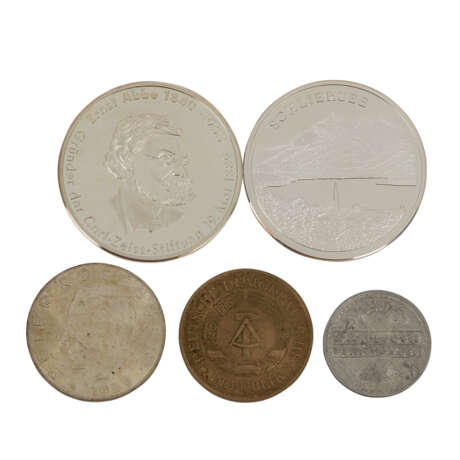 Kleines Konvolut Münzen und Medaillen mit SILBER - - фото 5