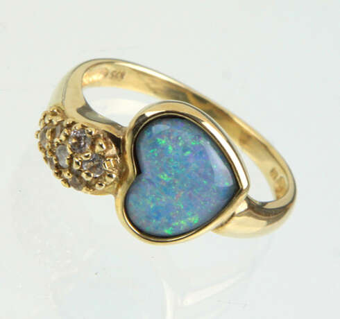 Designer Ring mit Opal - Foto 1