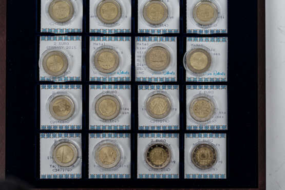 Ca. 50 x 2 Euro Münzen, verschiedene Ausgaben und Länder, - Foto 3