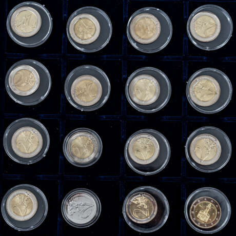 Ca. 50 x 2 Euro Münzen, verschiedene Ausgaben und Länder, - photo 4